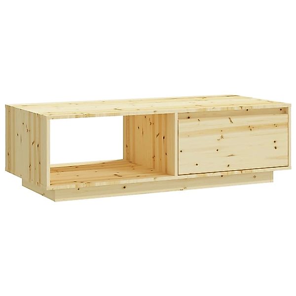 vidaXL Couchtisch 110x50x33,5 cm Massivholz Tanne günstig online kaufen