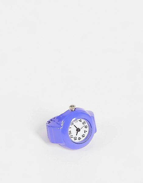 DesignB London – Armbanduhr in Lila im 90er-Stil günstig online kaufen