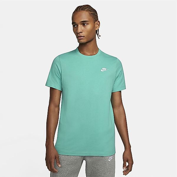 Nike Sportswear Club Kurzärmeliges T-shirt M Washed Teal / White günstig online kaufen