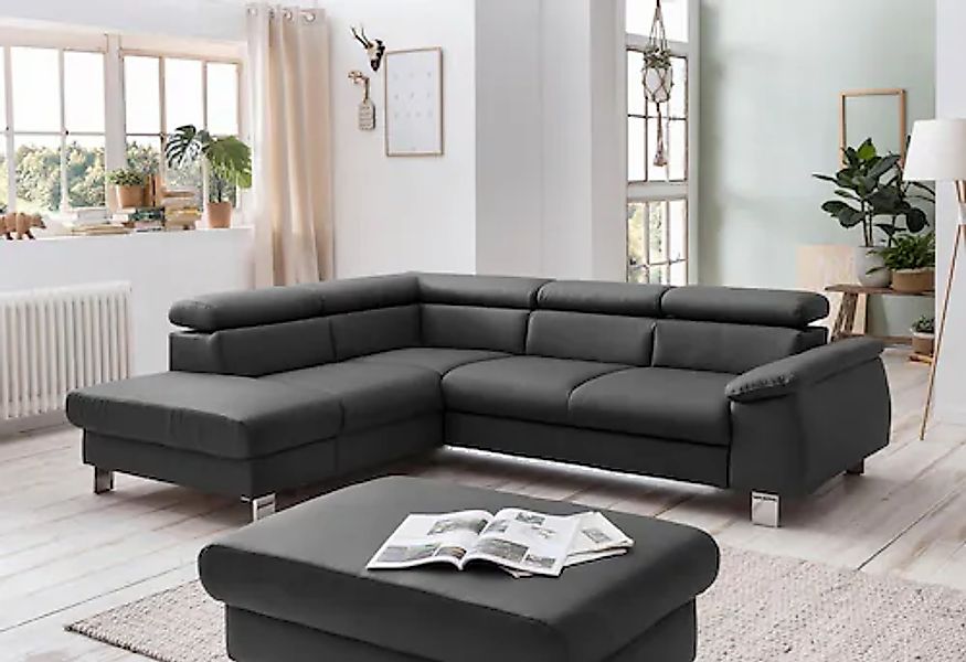 COTTA Polstergarnitur »Komaris L-Form«, (Set), Set bestehend aus: Ecksofa m günstig online kaufen