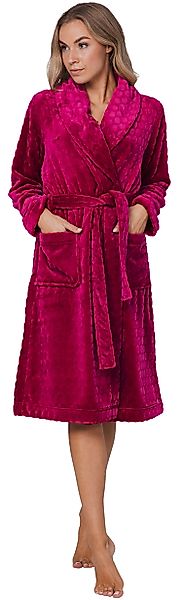 Pastunette Bademantel Damen Morgenmantel Fleece Qualität, günstig online kaufen