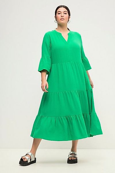 Studio Untold Maxikleid Maxikleid A-Line Musselin günstig online kaufen