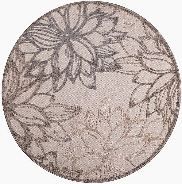 Sanat Teppich Floral 2 Outdoor, rund, günstig online kaufen