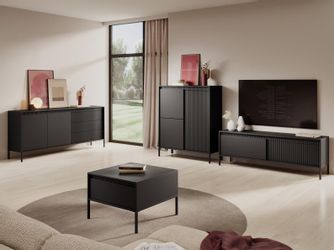 Compleo Wohnzimmer-Set JULO (2xKommode, TV- Schrank, günstig online kaufen