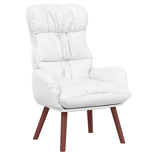 vidaXL Relaxsessel Weiß 69 x 74 x 93 cm Kunstleder 42001879 günstig online kaufen