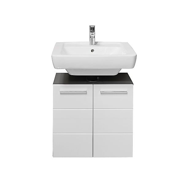PREISBRECHER Waschbeckenunterschrank Gloss 60 x 62 günstig online kaufen