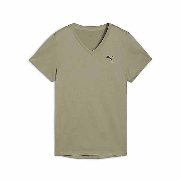 PUMA Trainingsshirt "TAD ESSENTIALS T-Shirt mit V-Ausschnitt Damen" günstig online kaufen
