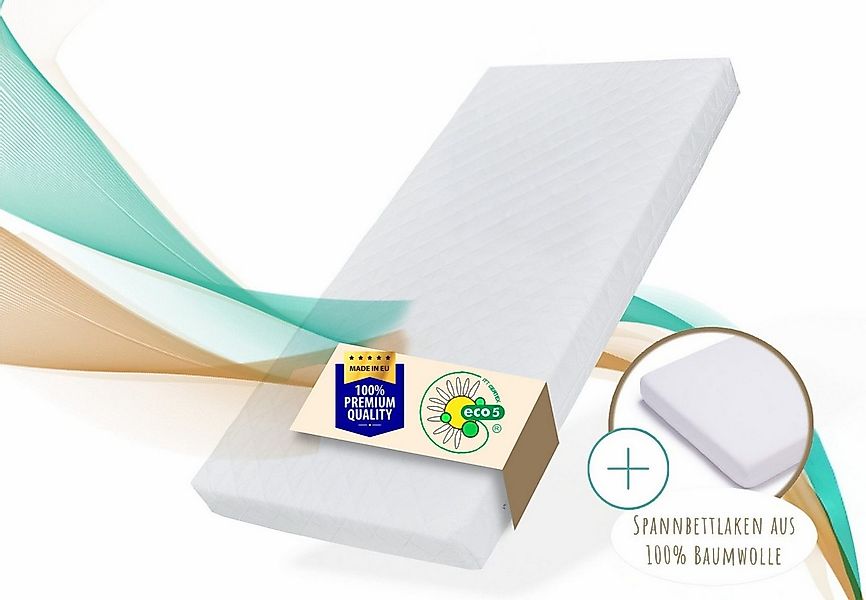 Kindermatratze waschbarer Bezug Kinder 10 cm hoch, eco5 Zertifizierung Wend günstig online kaufen