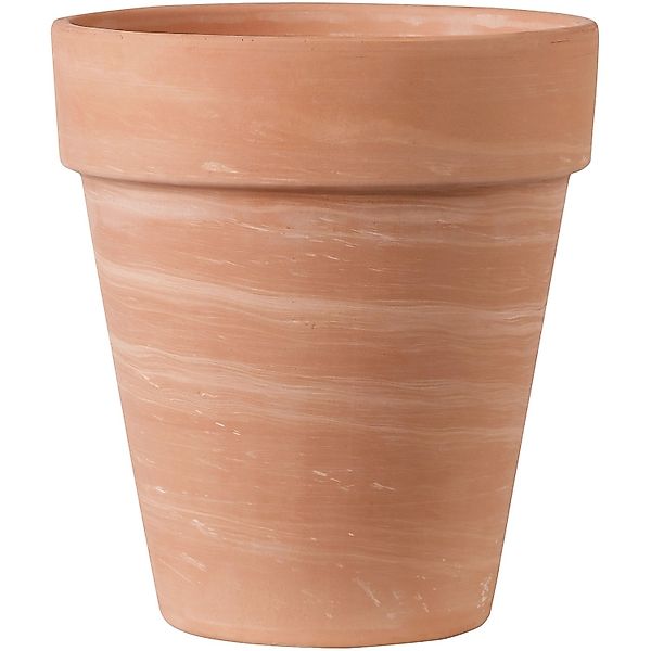 Deroma Pflanztopf Alto Duo Ø 22 cm x 25 cm White Weiß gestreift günstig online kaufen