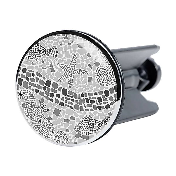 Sanilo Waschbeckenstöpsel Mosaic World Grau günstig online kaufen