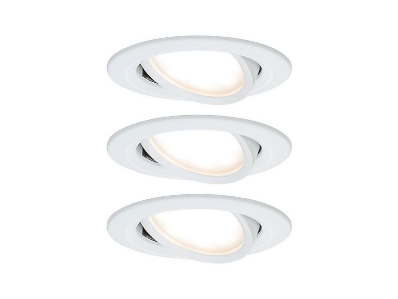 Paulmann LED Einbaustrahler Paulmann LED Einbauleuchte Nova Coin 3er Set we günstig online kaufen