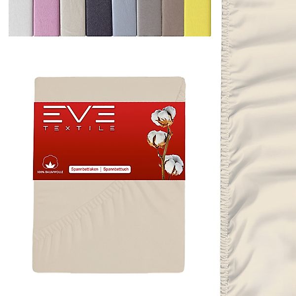 Eve Textile GmbH Spannbettlaken Spannbetttuch Bettlaken günstig online kaufen