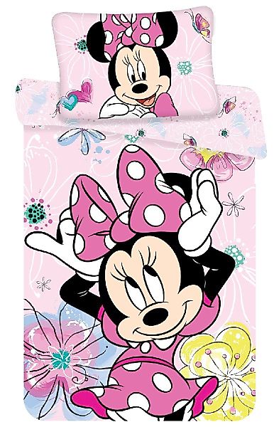 Disney Kinderbettwäsche Disney Bettwäsche Set Minnie günstig online kaufen