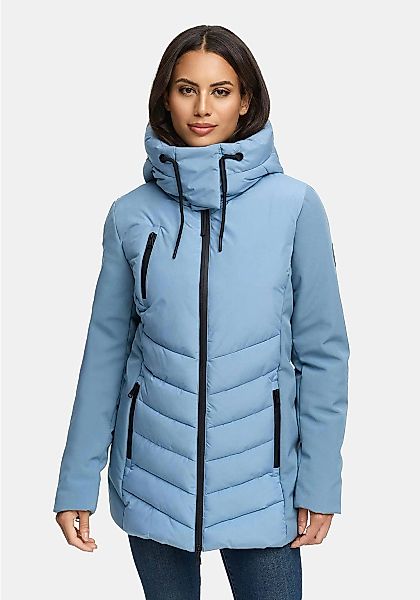 Marikoo Winterjacke "Tivaa" mit abnehmbarer Kapuze und figurbetonter Passfo günstig online kaufen