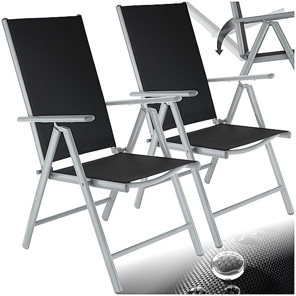 tectake Gartenstuhl Marilena (Set, 2 St), günstig online kaufen