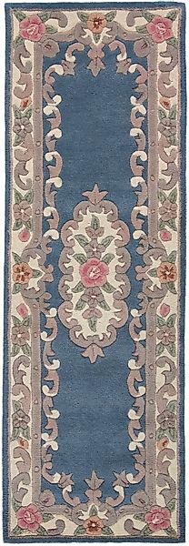 FLAIR RUGS Läufer "Aubusson" rechteckig 10 mm Höhe Wolle, Teppich, Wohnzimm günstig online kaufen
