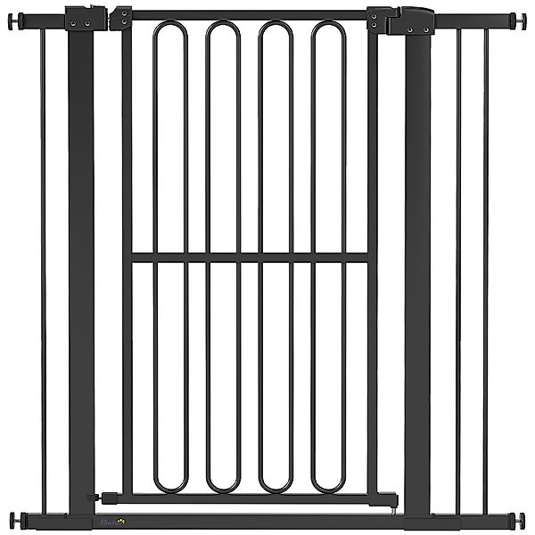 PawHut Treppenschutzgitter Türschutzgitter Absperrgitter ohne Bohren 76-104 günstig online kaufen