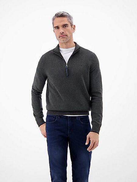 LERROS Sweatshirt LERROS Troyer aus 100% Baumwolle in Strukturqualität günstig online kaufen