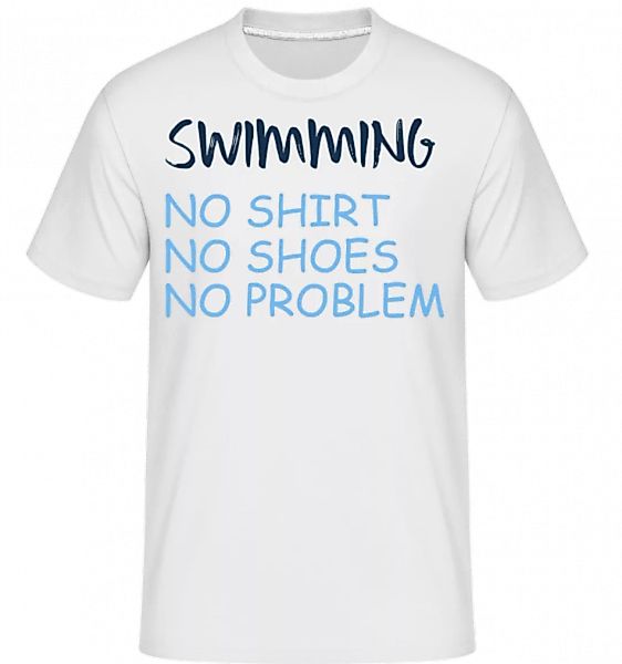 Swimming No Problems · Shirtinator Männer T-Shirt günstig online kaufen