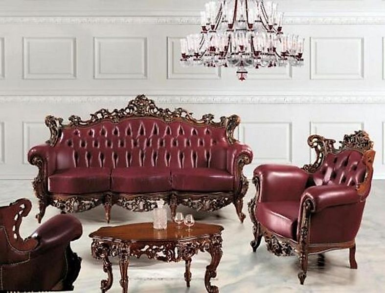 JVmoebel 3-Sitzer Luxus Möbel Sofagarnitur Couch Sofa Polster 3+1 Sitzer Co günstig online kaufen