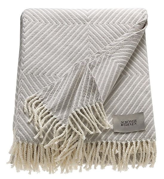 Wohndecke Tebas, SCHÖNER WOHNEN-Kollektion, mit Streifenmuster, Kuscheldeck günstig online kaufen