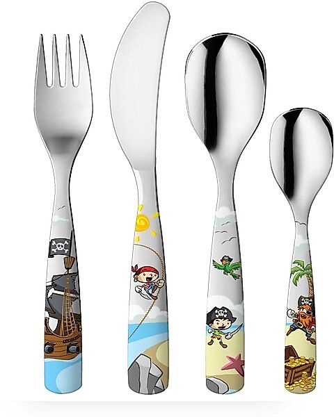 gnali & zani Kinderbesteck "Piraten" Made in Italy günstig online kaufen