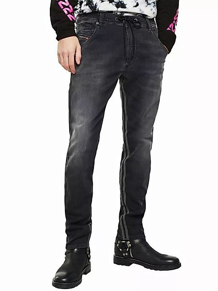 Diesel Tapered-fit-Jeans JoggJeans mit reflektierende Streifen - Krooley 00 günstig online kaufen