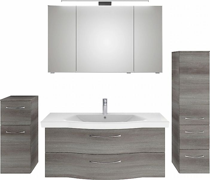 Saphir Badmöbel-Set "6005 Sprint 4-teilig, Keramik-Waschtisch mit LED-Spieg günstig online kaufen