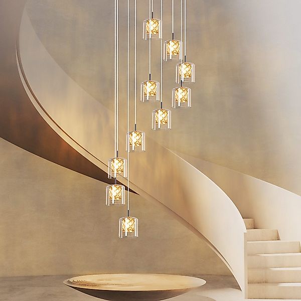 ZMH Pendelleuchte Esszimmer 10 Flammig Modern günstig online kaufen