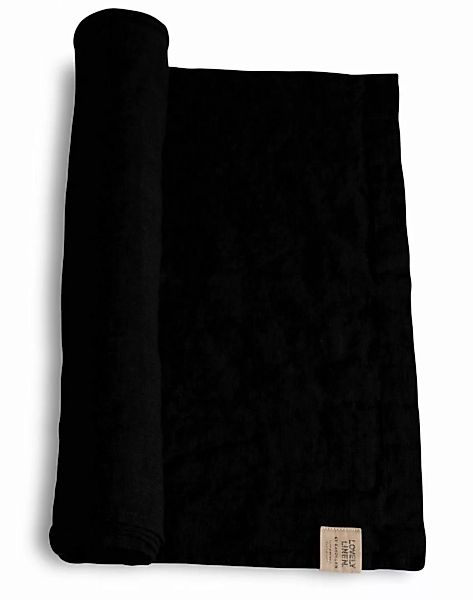 Lovely Linen Tischdecken & -läufer Lovely Tischläufer Leinen black 47 x 150 günstig online kaufen