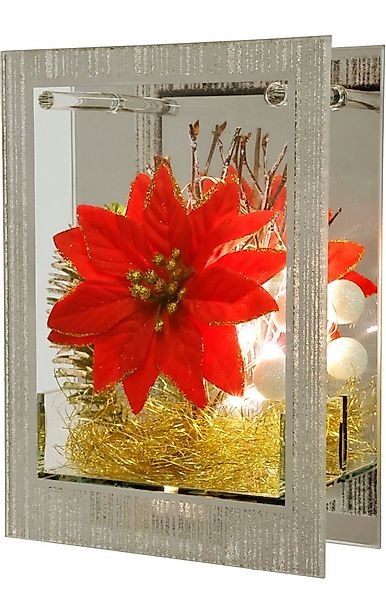 I.GE.A. LED-Dekofigur Dekoobjekt aus Glas mit LED Licht (1 St), Mit Weihnac günstig online kaufen