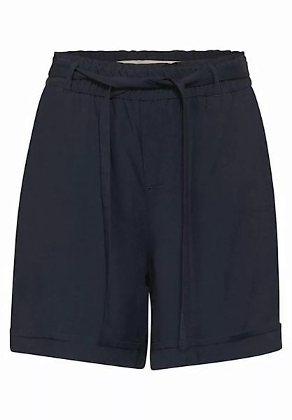 STREET ONE Stoffhose Style LTD QR Shorts Paperbag V, deep blue günstig online kaufen