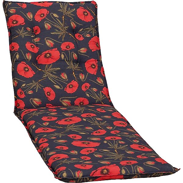 Beo Liegenauflage Trondheim mit roten Mohnblüten günstig online kaufen