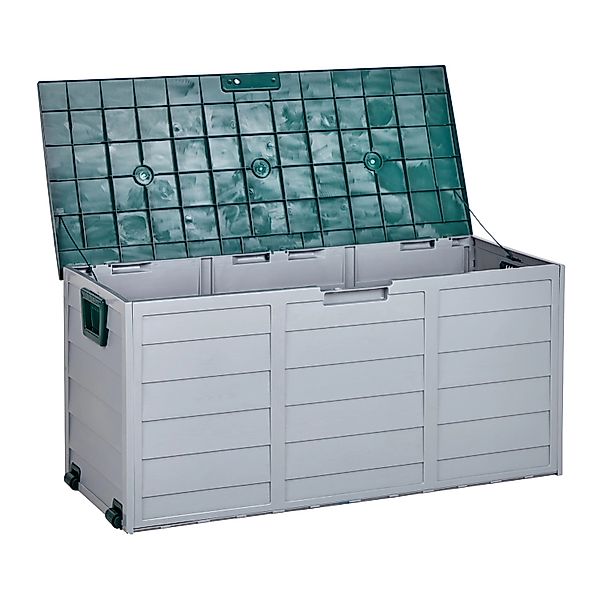 Beliani Truhe LOCARNO Grau Grün 50x112x53 günstig online kaufen