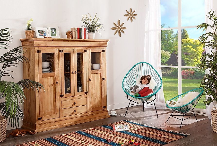 1a Direktimport Highboard Original Mexico Möbel günstig online kaufen