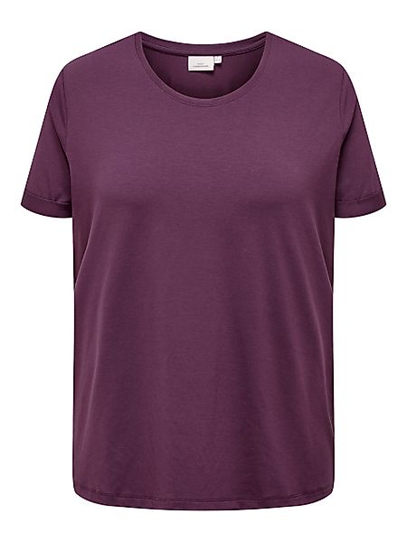 ONLY CARMAKOMA Kurzarmshirt CARMOSTER S/S FOLD günstig online kaufen