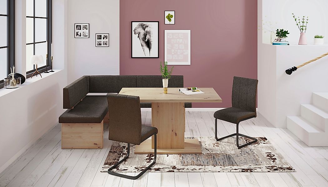 HELA Essgruppe ODER, (4-tlg), Säulentisch 138x80 günstig online kaufen