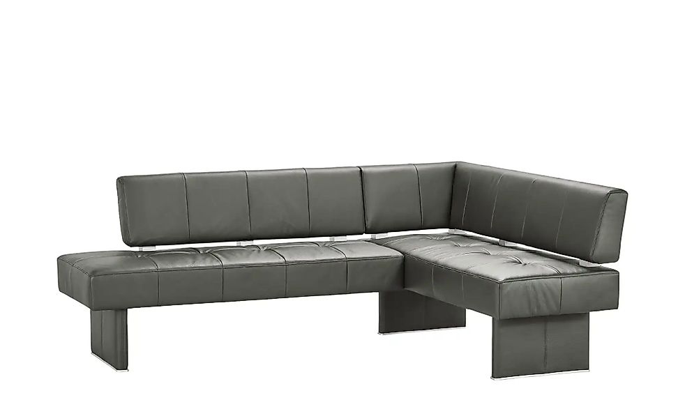 Eckbank Leder Spider 2 ¦ grau ¦ Maße (cm): H: 88 Bänke > Eckbänke - Höffner günstig online kaufen