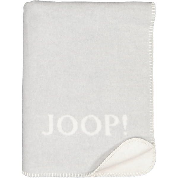 JOOP! Wohndecke Melange-Doubleface - Größe: 150x200 cm - Farbe: Stein-Silbe günstig online kaufen