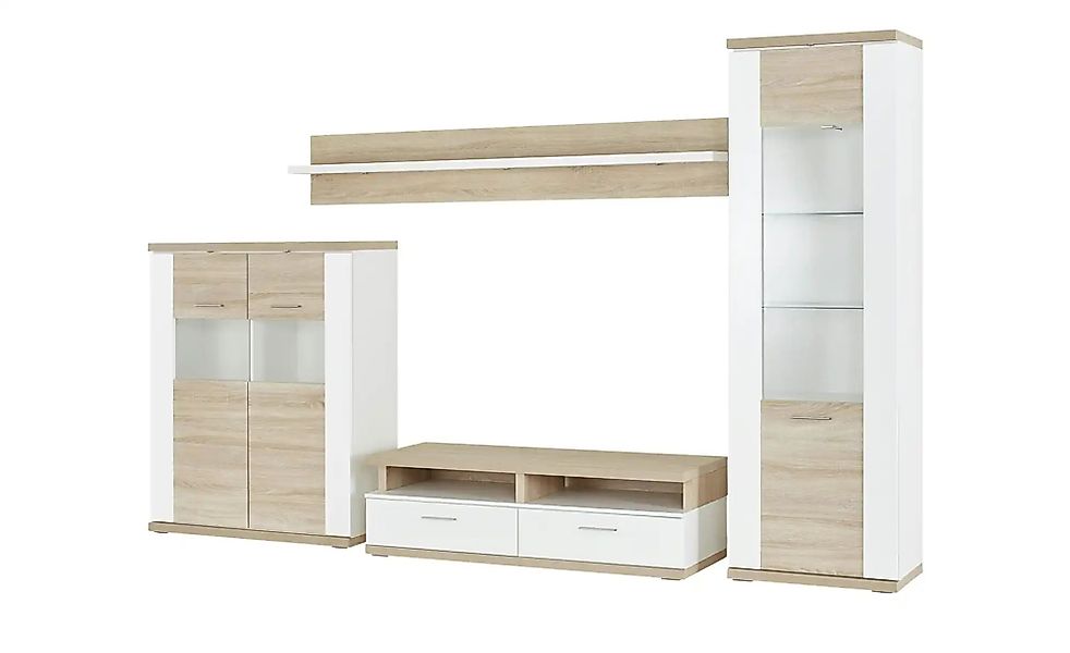 uno Wohnkombination  Titan ¦ holzfarben ¦ Maße (cm): B: 310 H: 207 T: 50.0 günstig online kaufen