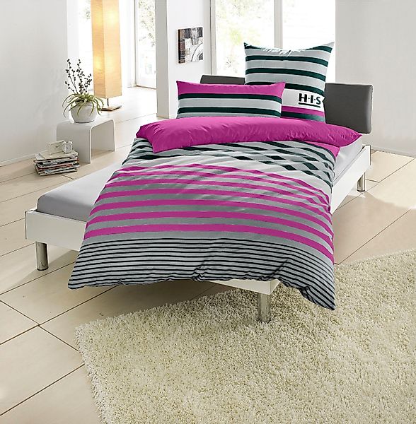 H.I.S Bettwäsche Majoran, Polycotton recycelt, 2 günstig online kaufen