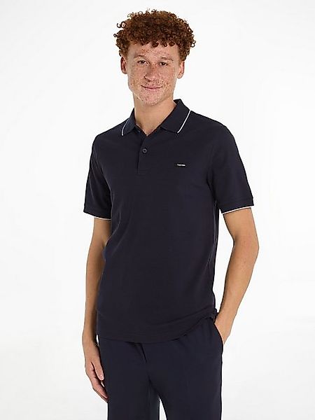 Calvin Klein Poloshirt "STRETCH PIQUE TIPPING POLO", mit Streifendetail am günstig online kaufen