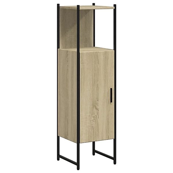 vidaXL Badschrank Sonoma-Eiche 33x33x120,5 cm Holzwerkstoff 842467 günstig online kaufen