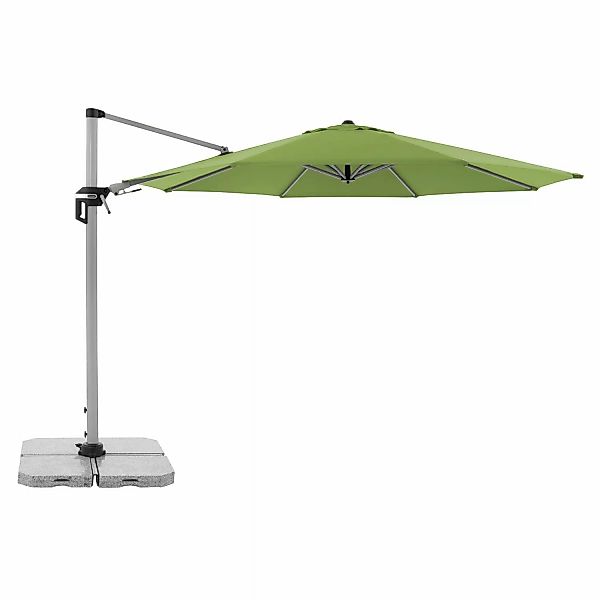 Doppler Ampelschirm Active Ø 366 cm Fresh Green mit Kurbelmechanik günstig online kaufen