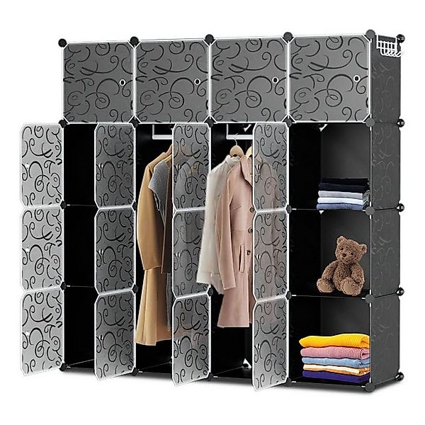 Clanmacy Kleiderschrank DIY 12/16/20 Würfel Kombischrank günstig online kaufen