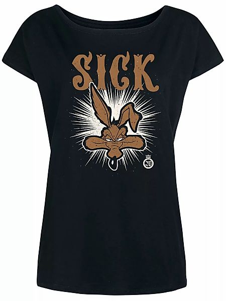 Looney Tunes Sick Damen Loose-Shirt schwarz günstig online kaufen