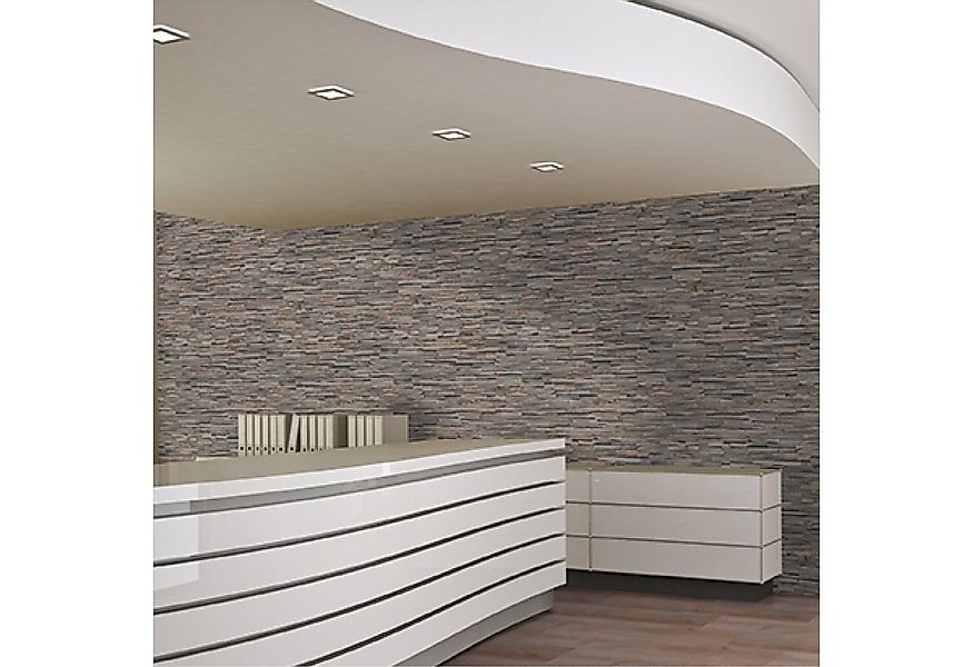 INDO 3D Wandpaneel Teak Elegance, BxL: 20,00x50,00 cm, 0,10 qm, (Packung, V günstig online kaufen