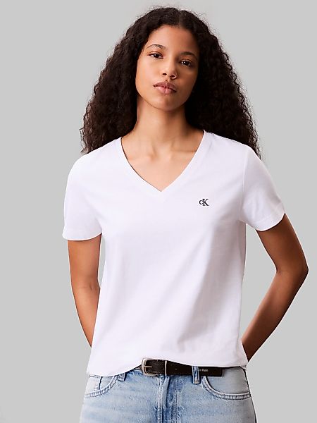 Calvin Klein Jeans T-Shirt "Archive Jersey Vnk Tee EU", Mit V-Ausschnitt günstig online kaufen