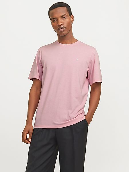 Jack & Jones Rundhalsshirt "JJEPAULOS TEE SS CREW NECK NOOS", mit Logo Stic günstig online kaufen