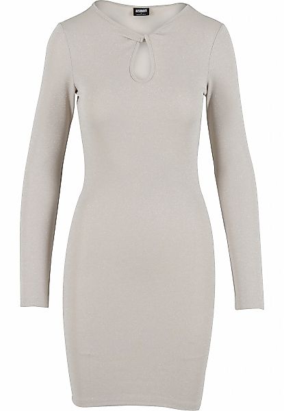 URBAN CLASSICS Shirtkleid "Urban Classics Ladies Glitter Longsleeve Dress" günstig online kaufen